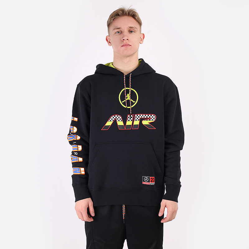 мужская черная толстовка Jordan Sport DNA HBR Pullover Hoodie CV2984-010 - цена, описание, фото 3